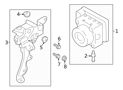 ABS Components for 2019 Subaru Legacy #0