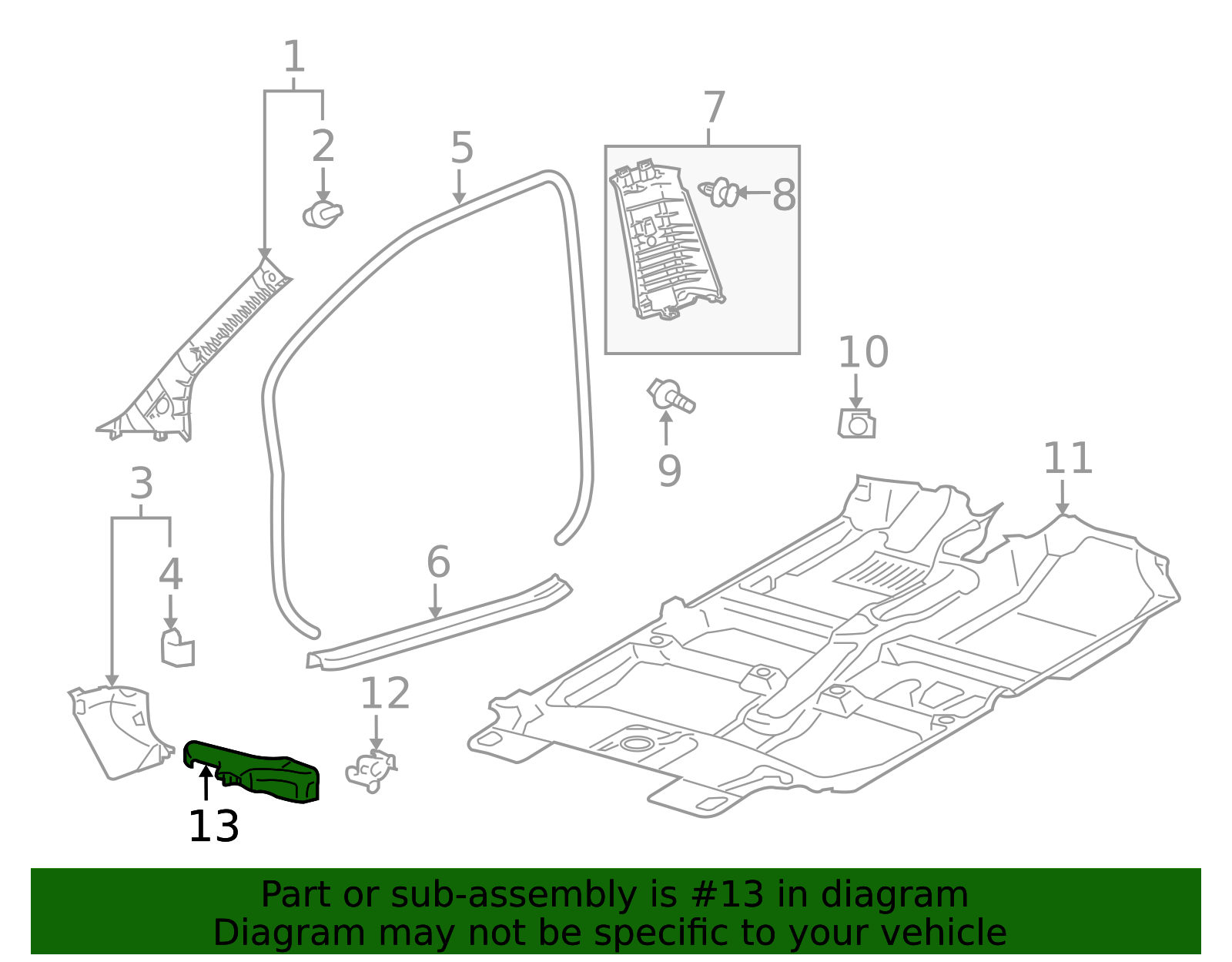 Genuine Official Toyota Jack Cover part# 58442-52060 for 2007-2014