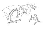 1246371046 - : Roof Frame for Mercedes-Benz Image