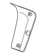 C2C36179LEG - Body: Back Panel Cover for Jaguar Image