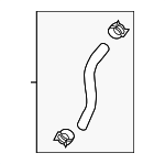 25420E6000 - Cooling System: Inlet Hose for Hyundai Image