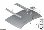 54105B978C2 - : Panoramic Roof Complete.W/O Rol for BMW Image