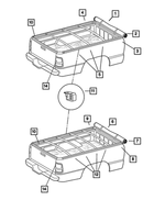 68019665AB - Mopar Accessories - Component Parts: Tonneau Cover Assy for Mopar Image