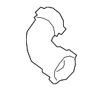 13718054840 - Engine: Air Duct for BMW: M2, M3, M4, X3, X4 Image