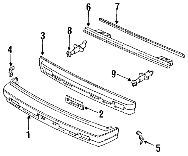 6205016M25 - : Bumper Cover for Nissan Image