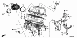 90028RAA003 - Electrical/Exhaust/Heater/Fuel: BOLT, SPECIAL (6X18.2) for Honda Image