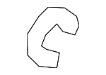 MA167873 - Body: Seat Back Pad Ring for Mitsubishi Image