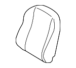 6901D546 - Body: Seat Back Pad for Mitsubishi Image