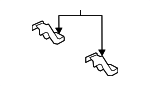 6977B182 - Body: Track End Cover for Mitsubishi Image