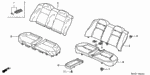 4810SB3000 - Interior/Bumper: C-CLIP SET, TRIM FASTENER (30 PIECES) for Honda Image