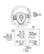 68232803AA - Electrical: Adaptive Cruise Control Bracket for Jeep: Cherokee Image