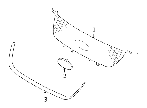 Grille & Components for 2006 Ford Freestyle #0