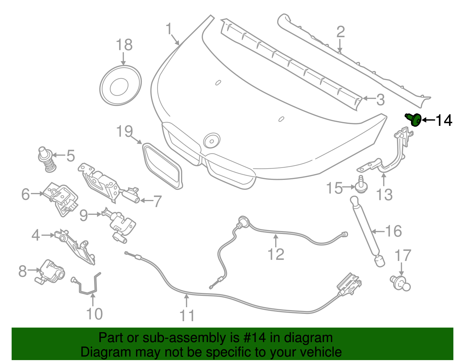 Hinge Screw - BMW (7147126263)