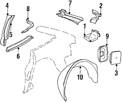 Inner Components for 1984 Chevrolet Citation II #0