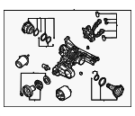 B0500043M - : Differential Assembly for Audi: A4, A4 allroad, A4 Quattro, A5 Quattro, A5 Sportback, A6 Quattro, A7 Sportback Image