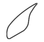 82140J5000 - Body: Door Weather-strip for Kia: Stinger Image