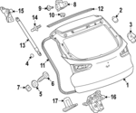 42733265 - : Lift Cylinder Bracket for GM Image
