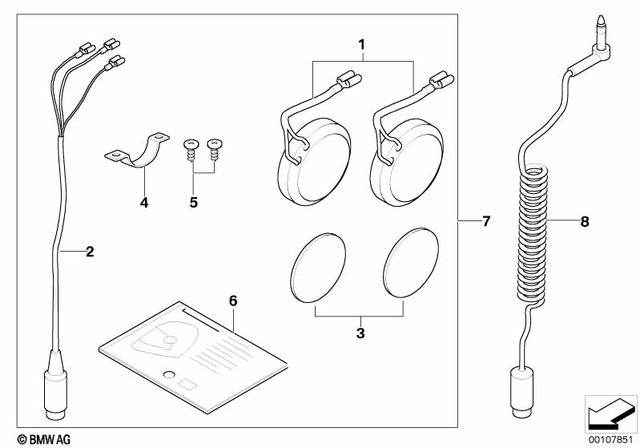 7119907906 - Audio, Navigation, Information Systems: Fillister Head Self-Tapping Screw - St2.9X6.5 for BMW-Motorrad Image