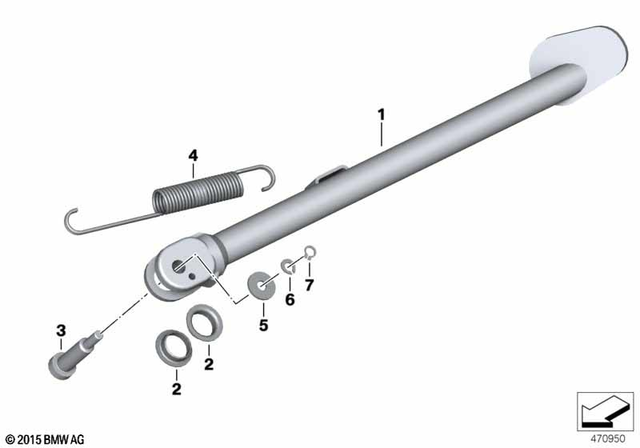 46537675689 - : Side Stand for BMW-Motorrad Image