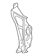 8621247040 - Body: AM/FM CD Mount Bracket for Toyota: Prius Image