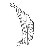 8621147040 - Body: AM/FM CD Mount Bracket for Toyota: Prius Image