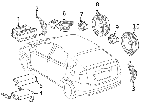 Sound System for 2005 Toyota Prius #0