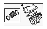 13719845089 - Engine: Air Cleaner Assembly for BMW Image