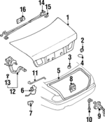 844376P000 - : Torsion Bar Holder for Infiniti Image