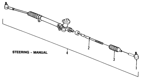Steering Gear & Linkage for 1996 Saturn SL1 #1