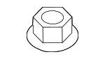23806000 - Electrical: Battery Holder Nut for Subaru Image