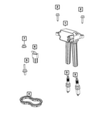 68238603AB - Electrical: Ignition Coil for Mopar Image