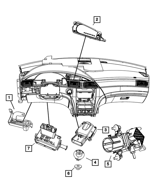 « 4685990AB – Electrical : Commutateur D'allumage Boitier pour Mopar Image »