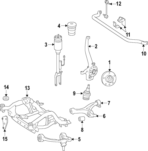 Upper Control Arm for 2016 Mercedes-Benz GL63 AMG #0