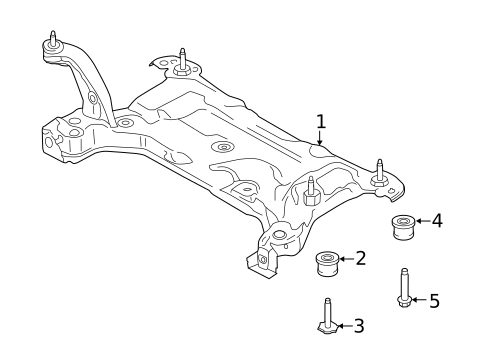 Suspension Mounting for 2014 Ford Transit Connect #0