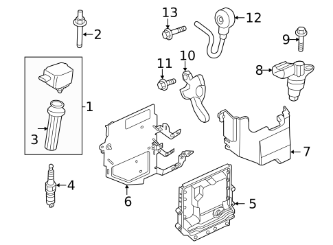 Ignition Coil for 2025 Ford Bronco Sport #0