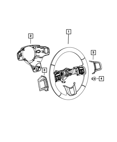 Steering Wheel for 2014 Chrysler 300 #0