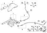 34406774814 - Brakes: Handbrake Lever for Mini Image