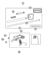 4206059 - Fuel: Unleaded Fuel Only Label for Mopar Image