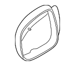 7L6857527GGRU - : Mirror Cover (Unpainted) for Volkswagen: Touareg Image