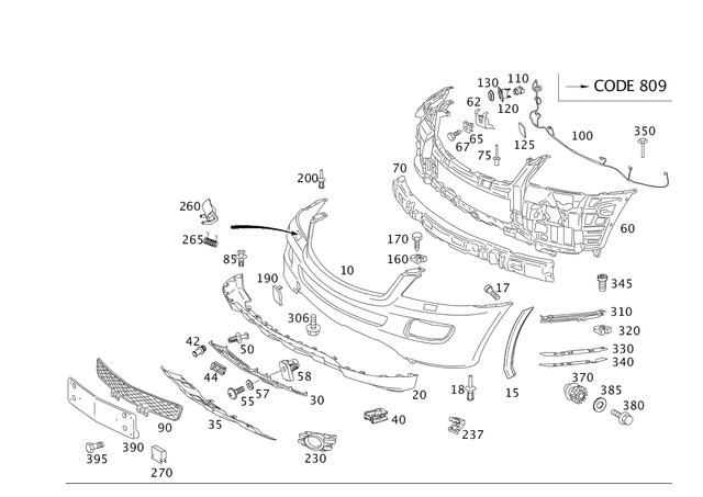 1648855325 - Attachment Parts: Trim for Mercedes-Benz: GL320, GL550 Image image