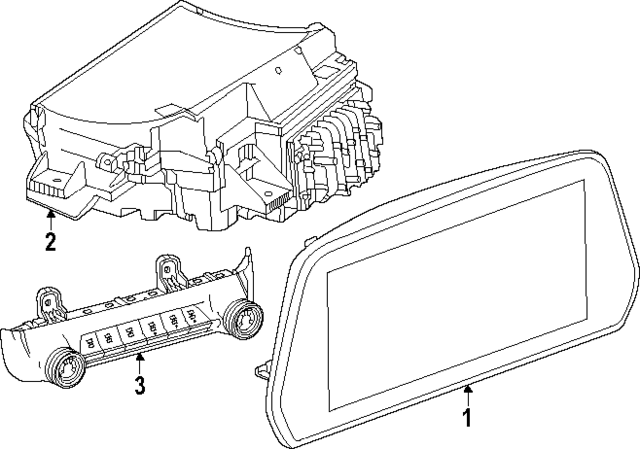 85096153 - : Part# 86553271 F Cluster for Chevrolet: Equinox EV Image