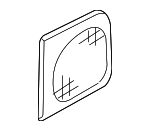 8E00354351RS - Body: Speaker Grille for Audi: A4, A4 Quattro, S4 Image