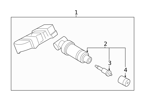 Tire Pressure Monitor Components for 2021 BMW Z4 #0