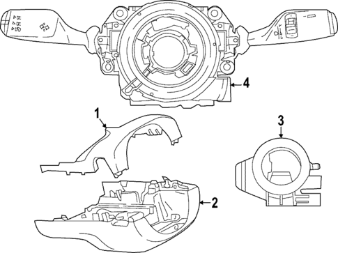 Shroud, Switches & Levers for 2024 BMW M440i #2