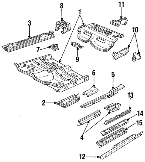 Floor & Rocker for 1993 Cadillac Allante #0