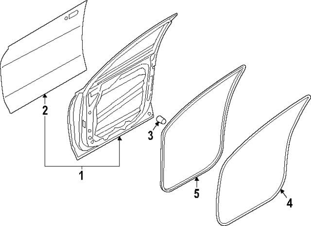 82140R6000 - : Door Weather-Strip for Hyundai Image