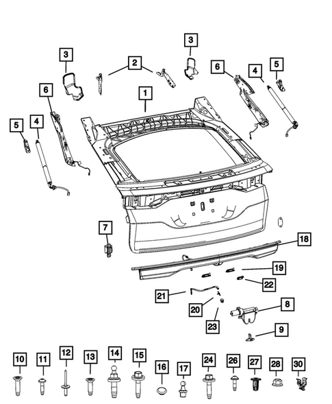 Liftgates and Tailgates for 2024 Jeep Wagoneer S #0