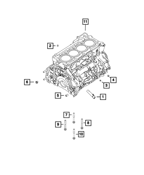 Cylinder Block for 2021 Alfa Romeo Giulia #0