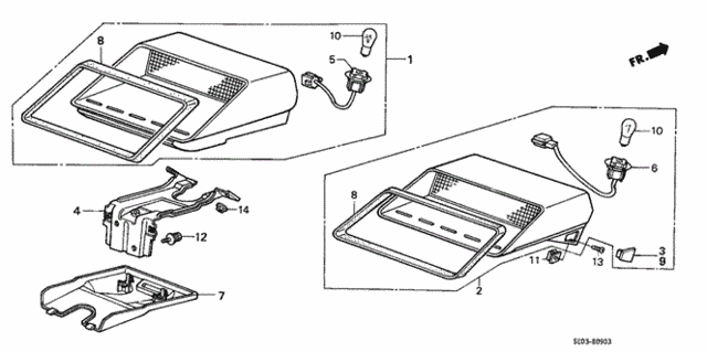 High Mount Stop Light for 1986 Honda Accord #0