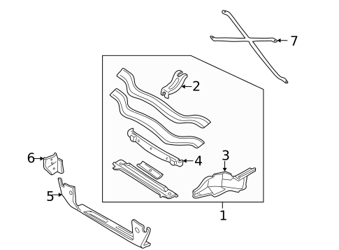 Radiator Support for 2005 Jaguar XK8 #0